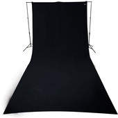 Westcott Backdrop (Black, 2.7m x 6m)