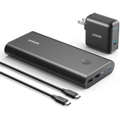 Anker PowerCore+ 26800mAh PD 45 Watt Power bank with PD Charger (Black)