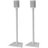 SANUS WSS22 Wireless Speaker Stands for the Sonos One, PLAY:1 & PLAY:3 (White, Pair)