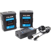Fxlion BP-M98 Dual Square Compact Battery & Charger Kit (98Wh, V-Mount)