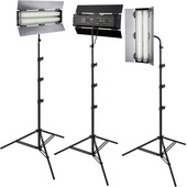 Angler Steady Cool 2-Lamp Fluorescent Fixture 3-Light Kit