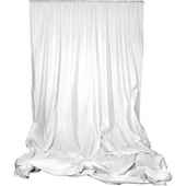 Angler Muslin Background (White, 3 x 7.3m)