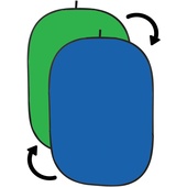 Angler Chromakey Collapsible Background (1.5 x 2.1m, Chroma Blue / Green)