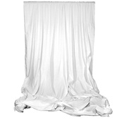 Angler Muslin Background (White, 3 x 3.6m)