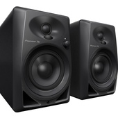 Pioneer DJ DM-40 - 21W 4" Two-Way Active Monitor (Pair, Black)