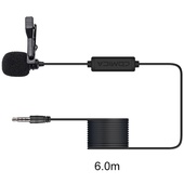 Comica Audio CVM-V01SP Omnidirectional TRRS Lavalier Microphone (Black, 6m)