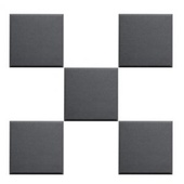 Primacoustic Bevelled Edge Scatter Block 24 pc - Black (30.4 x 30.4 x 2.5cm)