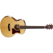 Cort Little CJ Walnut Acoustic Guitar With Bag (Open Pore)