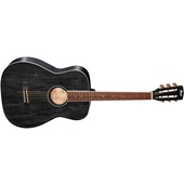 Cort AF590MF Acoustic Guitar (Black Open Pore)