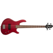 Cort Action Junior Bass Guitar (Open Pore Black Cherry)