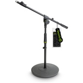 Gravity GMS2212B Short Microphone Stand with Telescoping Boom