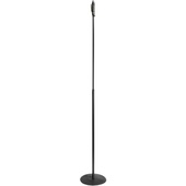 Gravity Microphone Stand with Round Base and One-Hand Clutch