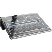 Decksaver Cover for Allen & Heath QU-24 Mixer (Smoked/Clear)