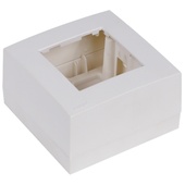 Audac WB45S-W Surface Mount Box Single 45 X 45 mm (White)