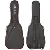 Ritter Performance RGP2-UB/BRD Baritone Ukulele Bag (Black/Red)
