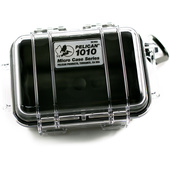 Pelican 1010 Micro Case (Black/Clear)