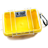 Pelican 1020 Micro Case (Yellow/Clear)