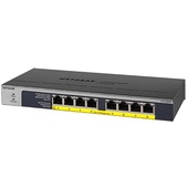 NETGEAR GS108PP 8-Port Gigabit Unmanaged PoE+ Switch with 8 x PoE+ (Max 120W)