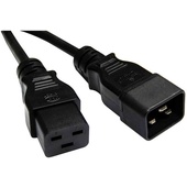 Furman ADP-16E2 16A Male IEC to 16A Female IEC (Black, 2m)