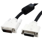 StarTech DVI-D Dual-Link Male to Male Extension Cable (Black, 1.8m)