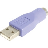 StarTech Replacement PS/2 Keyboard Female to USB Male Adapter