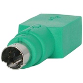 StarTech Replacement USB Mouse Female to PS/2 Male Adapter (Green)