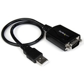 StarTech 1 Port Professional USB to Serial Adapter Cable with COM Retention (30.4cm)