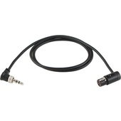 Cable Techniques Right-Angle, Locking 3.5mm TRS to Unbalanced, Low-Profile TA3F Cable (45.7cm)