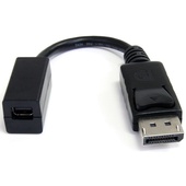 StarTech DisplayPort to Mini DisplayPort Video Cable Adapter (15.2cm, Black)