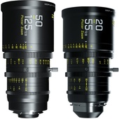 DZOFilm Pictor 20-55mm and 50-125mm T2.8 Super35 Zoom Lens Bundle (PL Mount and EF Mount, Black)