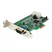StarTech 1 Port Low Profile Native RS232 PCI Express Serial Card with 16550 UART