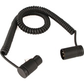 Cable Techniques Coiled Boom-to-Mixer Cable - Low-Profile XLR Female to XLR Male (45.7cm - 1.8m)