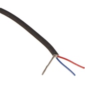 Cable Techniques CT-RAWCB-272 DIY Premium Raw Cable for Low-Profile Connectors (Black, 2.7mm)