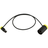 Cable Techniques CT-LPS-3TMX Low-Profile TA3F to LXPXLR-3M Cable (45.7cm, Yellow)