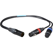 Cable Techniques CT-PYM-18 Microphone Y-Cable (Black, 45.7cm)