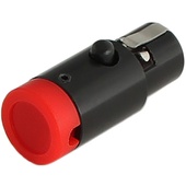 Cable Techniques CT-LPS-TA3-R LPS Low-Profile TA3F Connector (Red)