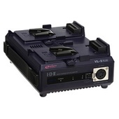 IDX VL-2PLUS 2-Channel Sequential V-Mount Quick Charger with 60W AC Adaptor