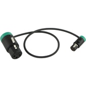 Cable Techniques CT-LPS-FX3T-12G Low-Profile LPXLR-3F to TA3F Cable (30.4cm, Green)