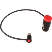 Cable Techniques CT-LP-LT-10R XLR 3-Pin Female to TA5F Cable (24.5cm, Red Caps)
