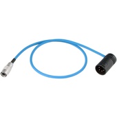 Cable Techniques Low-Profile XLR-4M to 4-Pin Hirose DC Cable (45.7cm)