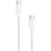 Anker PowerLine Select+ USB-C to USB-C 2.0 (White, 1.8m, Pouch Included)