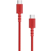 Anker PowerLine Select+ USB-C to USB-C 2.0 (Red, 1.8m, Pouch Included)