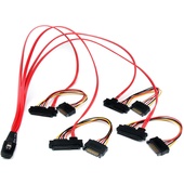 StarTech SAS Cable SFF8087 to 4x SFF8482 (50cm)