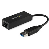 StarTech USB 3.0 to Gigabit Ethernet NIC Network Adapter (Black)