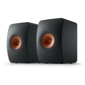 KEF LS50 Meta Passive Speakers with Metamaterial Absorption Technology (Carbon Black, Pair)
