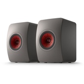 KEF LS50 Meta Passive Speakers Meta Material Absorption Technology (Titanium Grey, Pair)