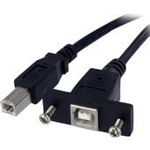StarTech Panel Mount USB Cable B to B - F/M (0.9m)