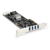StarTech 4 Port Quad Bus PCIe USB 3 Card w/ UASP