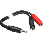 Hosa YMM-261 Insert Splitter Cable - 0.5'