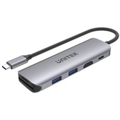 UNITEK uHUB P5+ 6-in-1 USB 3.1 Mulit-Port Hub with USB-C Connector
